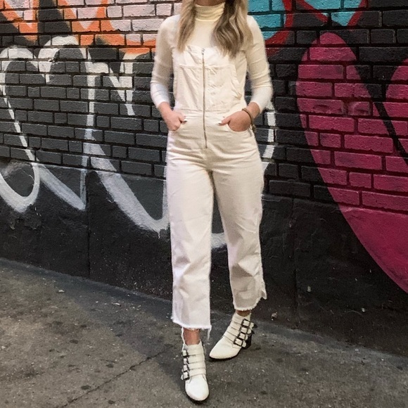 Cream Jumpsuits